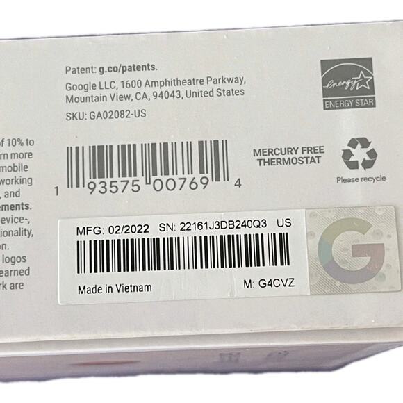 Google Nest Smart Thermostat, Sand - GA02082-US, New , Open Box - Picture 5 of 7